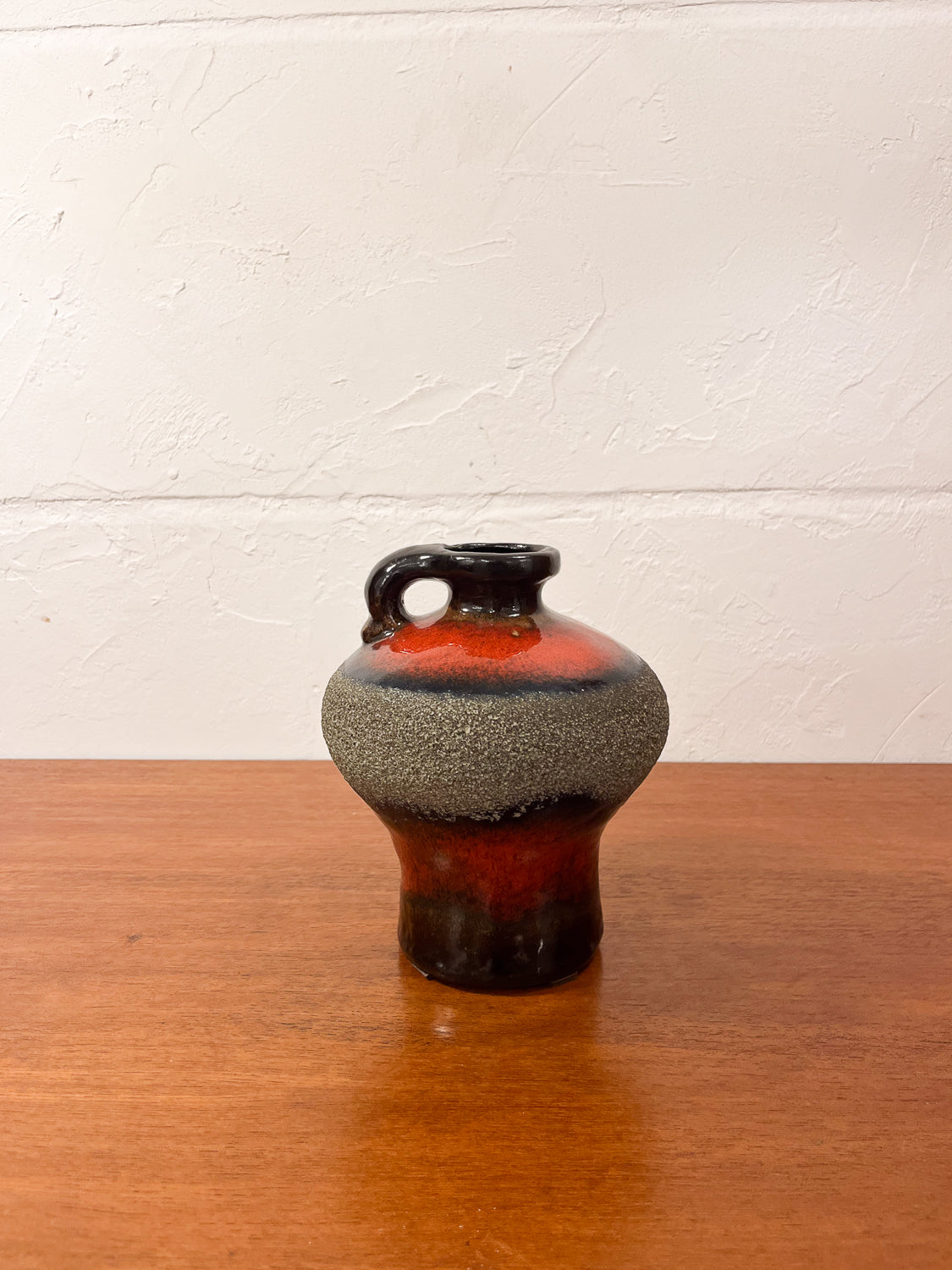 Fat Lava - セラミック フラワーベース - West Germany - cerote antiques