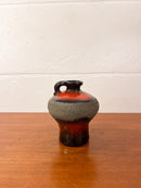 Fat Lava <br>セラミック フラワーベース <br> West Germany <br>cerote antiques