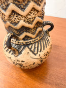 Fat Lava<br>セラミック フラワーベース<br> West Germany <br>cerote antiques