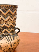 Fat Lava<br>セラミック フラワーベース<br> West Germany <br>cerote antiques