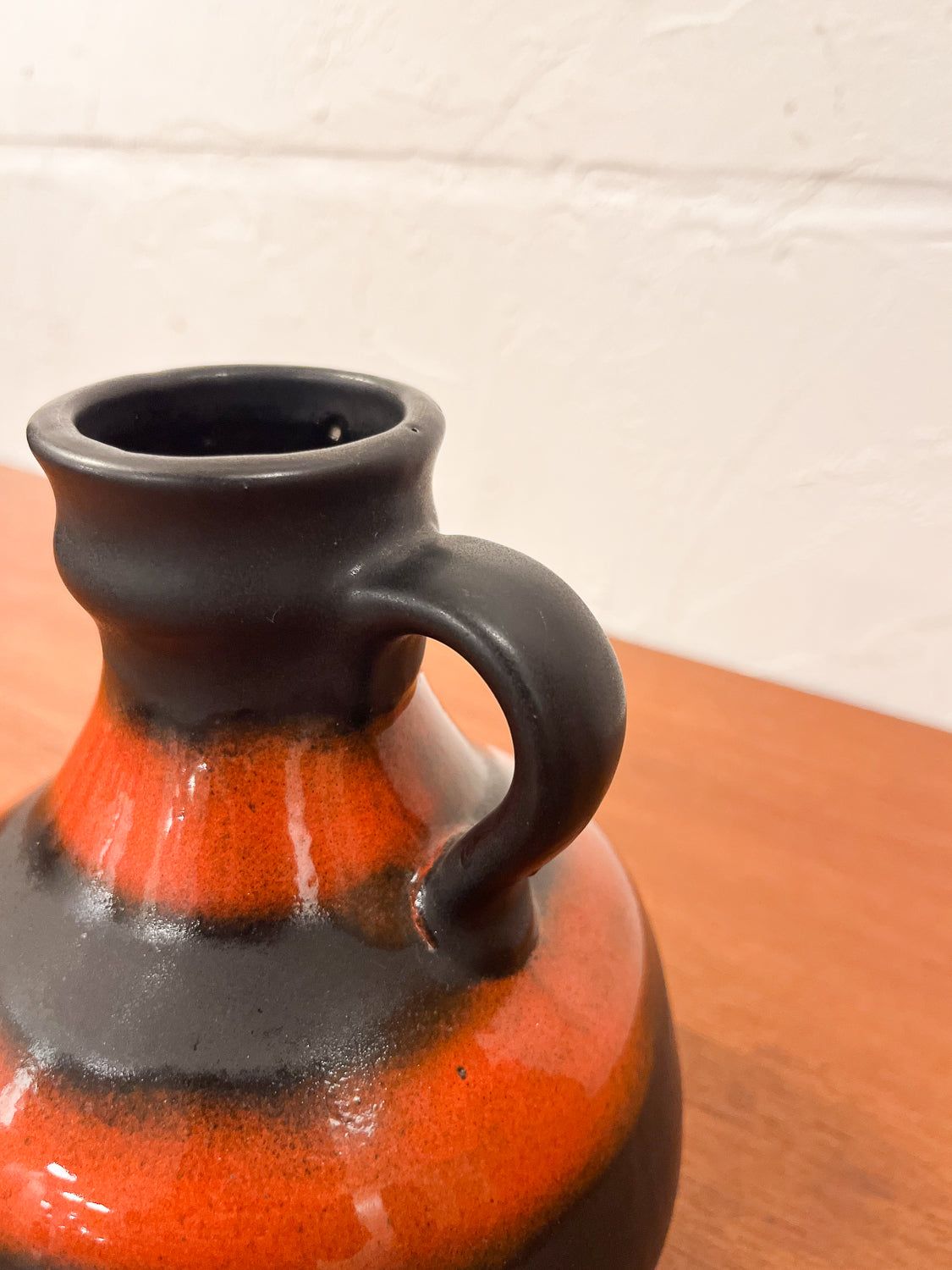 Fat Lava - セラミック フラワーベース - 1960's-1970's , West Germany - cerote antiques