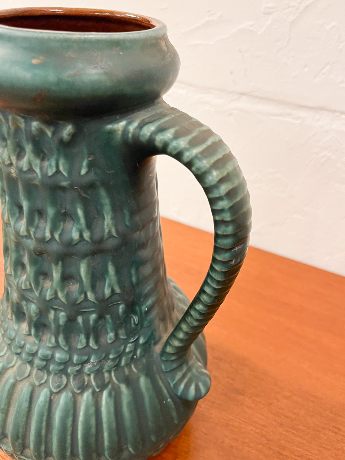 Fat Lava - セラミック フラワーベース - West Germany - cerote antiques