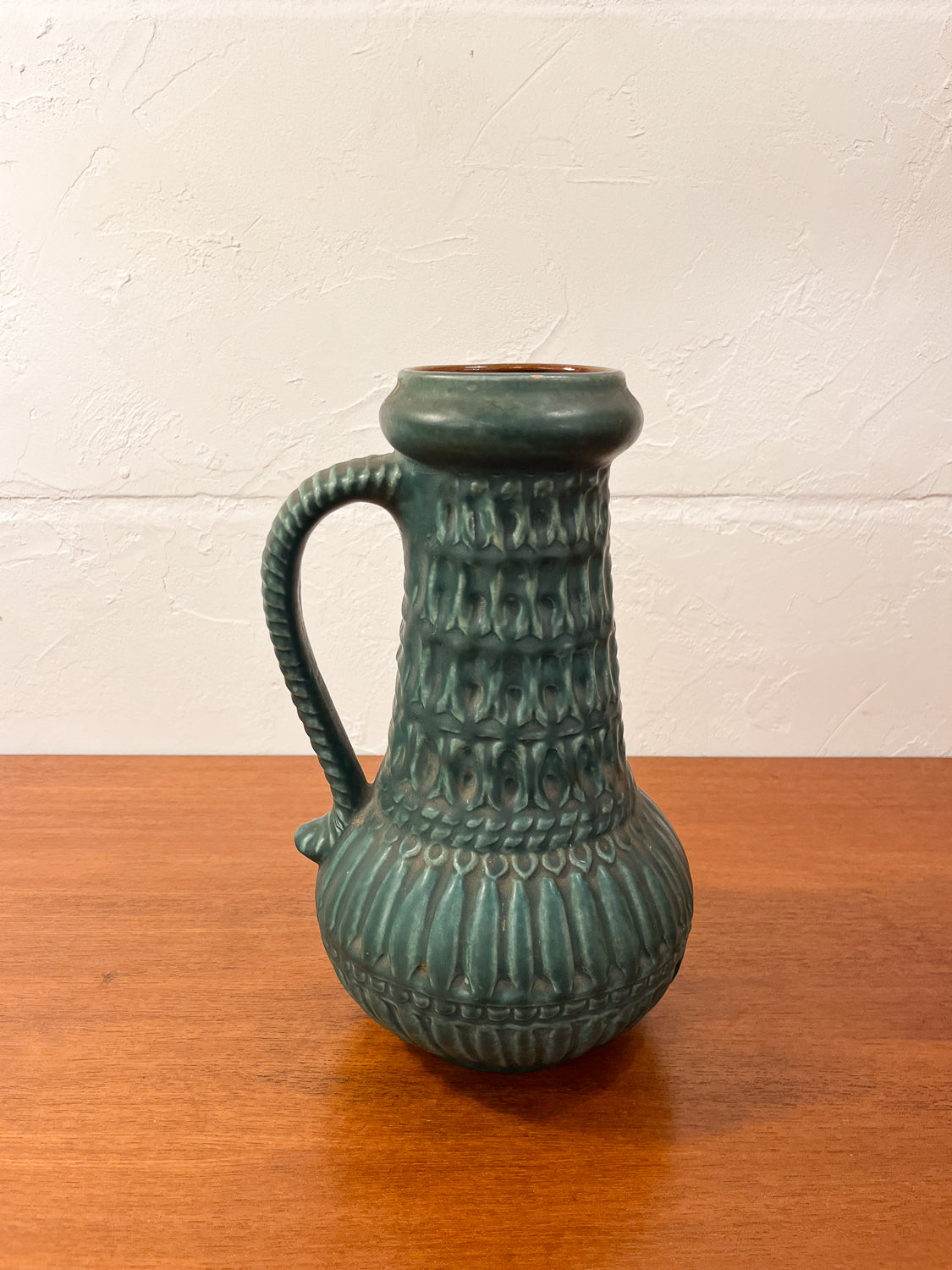 Fat Lava - セラミック フラワーベース - West Germany - cerote antiques