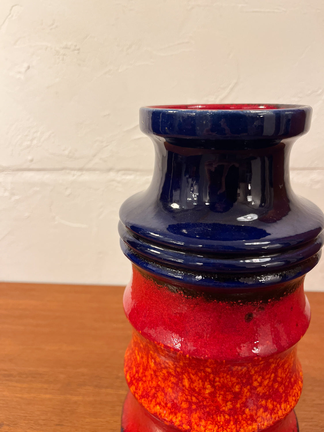 Scheurich - Fat Lava - セラミック フラワーベース - West Germany - cerote antiques