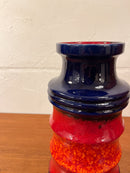 Scheurich <br>Fat Lava <br>セラミック フラワーベース <br>West Germany <br>cerote antiques
