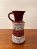Üebelacker Keramik 1758/25 <br>Fat Lava <br>セラミック フラワーベース <br>West Germany <br>cerote antiques