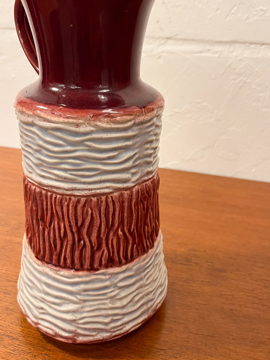 Üebelacker Keramik 1758/25 - Fat Lava - セラミック フラワーベース - West Germany - cerote antiques