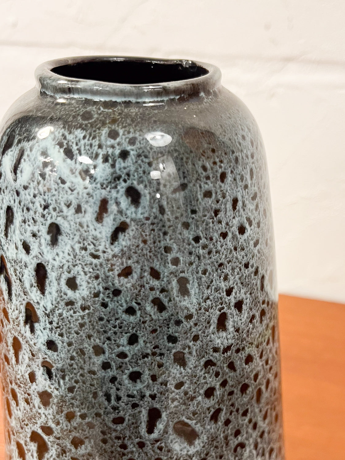 Fat Lava - セラミック フラワーベース - West Germany - cerote antiques