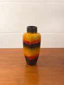 Fat Lava <br>セラミック フラワーベース <br> West Germany <br>cerote antiques