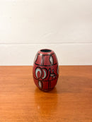 Fat Lava<br>セラミック フラワーベース<br> West Germany <br>cerote antiques