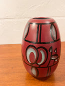 Fat Lava<br>セラミック フラワーベース<br> West Germany <br>cerote antiques