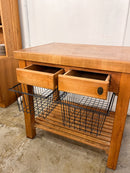 ウッドワークテーブル <br>cerote antiques