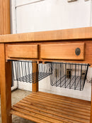 ウッドワークテーブル <br>cerote antiques