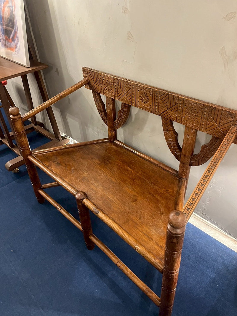 モンクベンチ <br> 1930‘s Sweden <br> cerote antiques - ヴィンテージ SHARK ATTACK