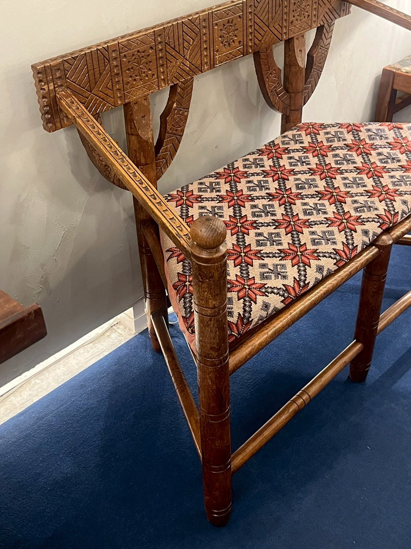 モンクベンチ <br> 1930‘s Sweden <br> cerote antiques - ヴィンテージ SHARK ATTACK