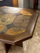 オークウッド タイルトップテーブル <br> cerote antiques - ヴィンテージ SHARK ATTACK