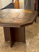 オークウッド タイルトップテーブル <br> cerote antiques - ヴィンテージ SHARK ATTACK