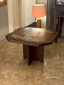オークウッド タイルトップテーブル <br> cerote antiques - ヴィンテージ SHARK ATTACK