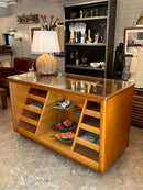 ウッドショーケース/ カウンター <br>cerote antiques