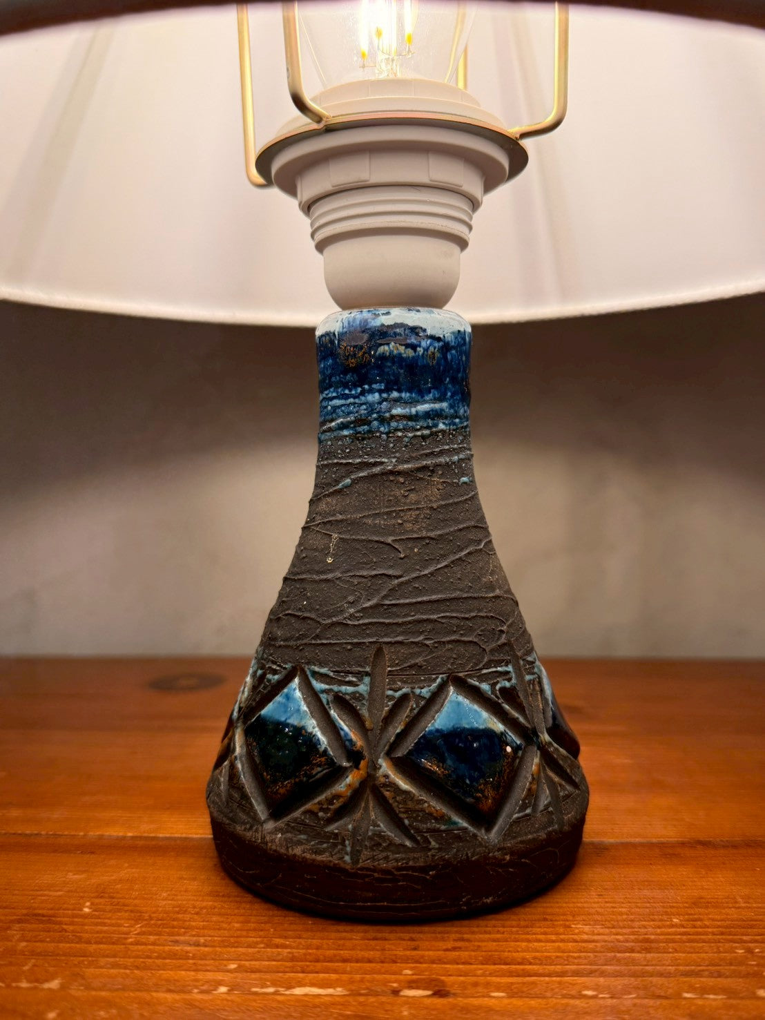 Tilgmans Keramik - セラミックテーブルランプ - 1960's-1970's , Sweden - cerote antiques