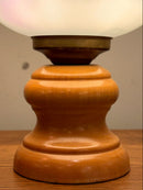 ミルクガラステーブルランプ <br> cerote antiques