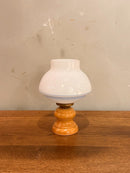 ミルクガラステーブルランプ <br> cerote antiques