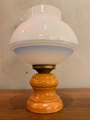 ミルクガラステーブルランプ <br> cerote antiques