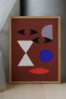 TPC116 Abstract Face 50×70 , 70×100<br>bob's box、大阪店・reload店 - ヴィンテージ SHARK ATTACK