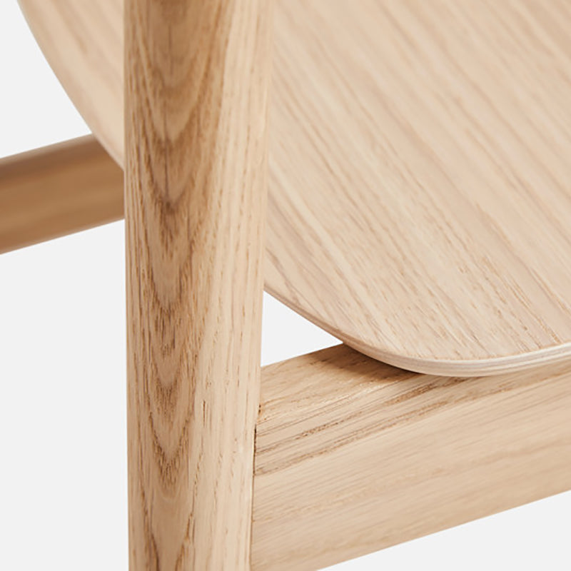 Pause dining chair 2.0 White pigmented oak<br>bob's box