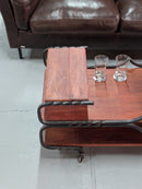 アイアンローテーブル/サービステーブル <br>TAMAGAWA BASE - ヴィンテージ SHARK ATTACK