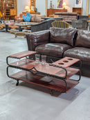 アイアンローテーブル/サービステーブル <br>TAMAGAWA BASE - ヴィンテージ SHARK ATTACK