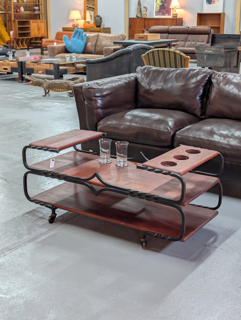 アイアンローテーブル/サービステーブル <br>TAMAGAWA BASE - ヴィンテージ SHARK ATTACK