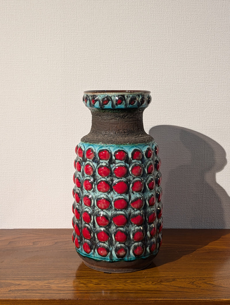 Bay Keramik 64/40 <br>Fat Lava <br>セラミック フラワーベース <br>1960's-1970's West Germany <br>TAMAGAWA BASE