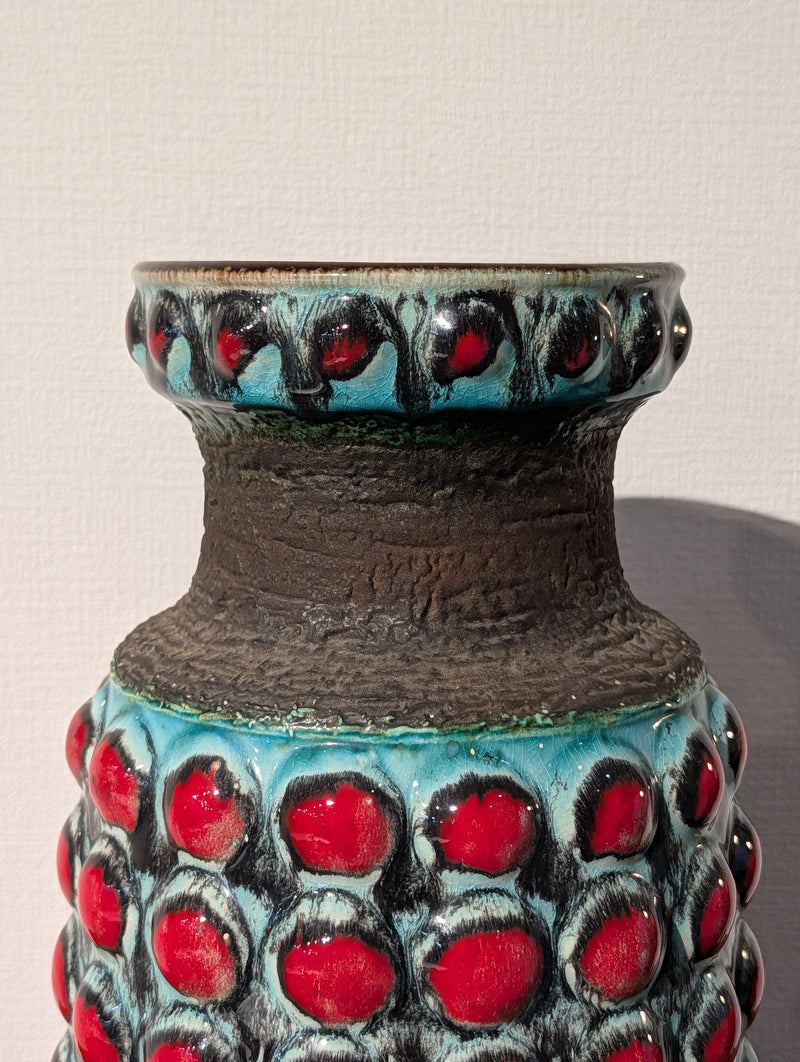 Bay Keramik 64/40 <br>Fat Lava <br>セラミック フラワーベース <br>1960's-1970's West Germany <br>TAMAGAWA BASE