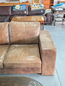 2シーター レザーソファ <br>TAMAGAWA BASE