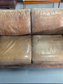 2シーター レザーソファ <br>TAMAGAWA BASE