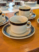 Richard Ginori/S.C.I. Laveno , Antonia Campi <br>"Paiolo" セラミック カップ＆ソーサー <br>1960's , Italy <br>TAMAGAWA BASE