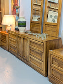 Oak wood coffee table<br> TAMAGAWA BASE