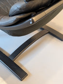 SKIPPER MØBLER , Svend Skipper <br>”Apollo Chair” レザー ラウンジチェア＆オットマン <br>1970's , Denmark <br>TAMAGAWA BASE