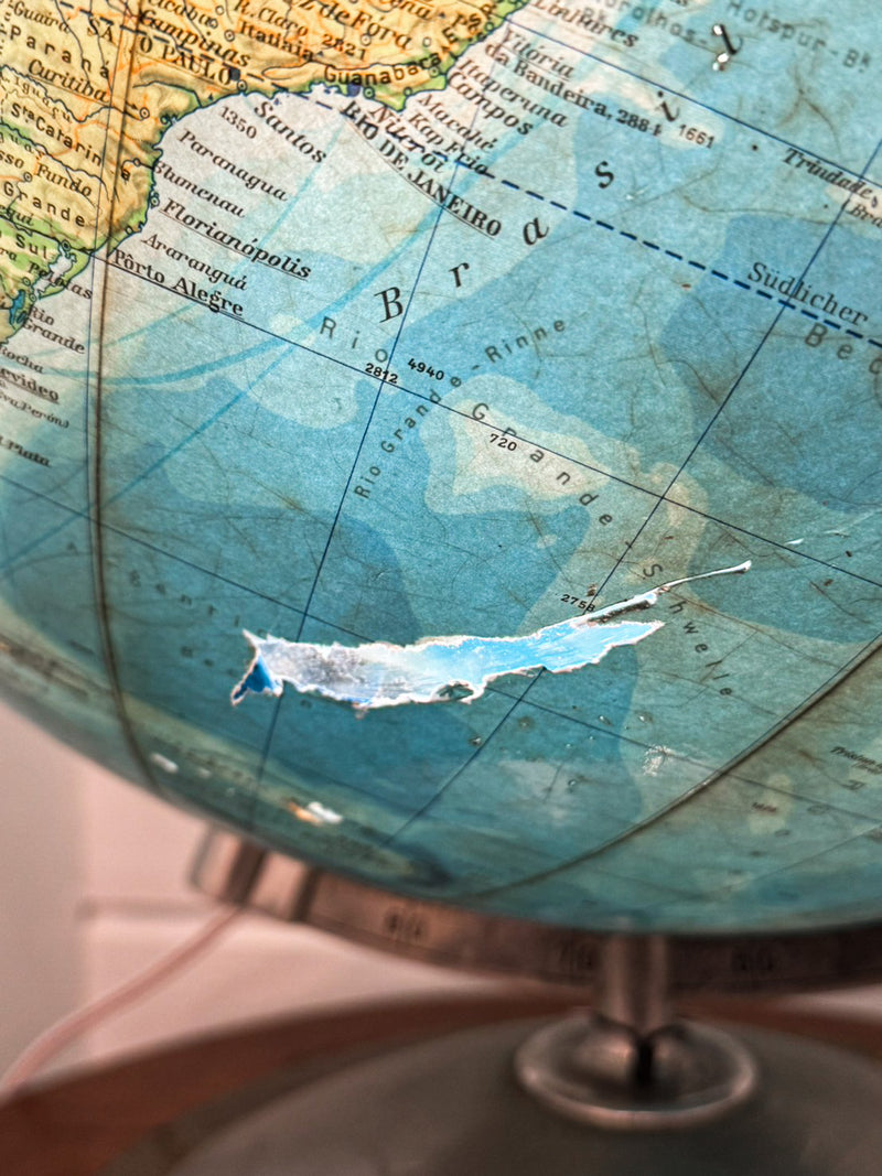 COLUMBUS DUO ERDGLOBUS <br> グローブランプ <br> 1964‘s, Germany <br> cerote antiques - ヴィンテージ SHARK ATTACK