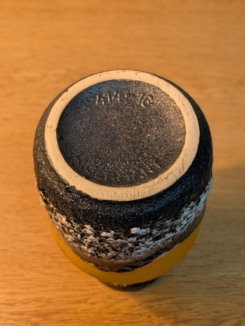 Scheurich 414/16 <br>Fat lava セラミックフラワーベース <br>1960's-1970's West Germany <br>TAMAGAWA BASE