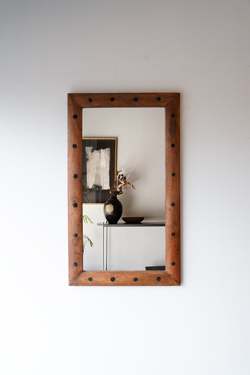 ウッド ウォールミラー<br>大和店 - ヴィンテージ SHARK ATTACK