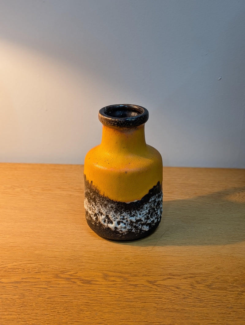 Scheurich 414/16 <br>Fat lava セラミックフラワーベース <br>1960's-1970's West Germany <br>TAMAGAWA BASE