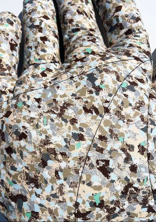 PORTRAIT LAB - Fabric object "Hand"S size Right Texture Terrazzo Beige - 大和店