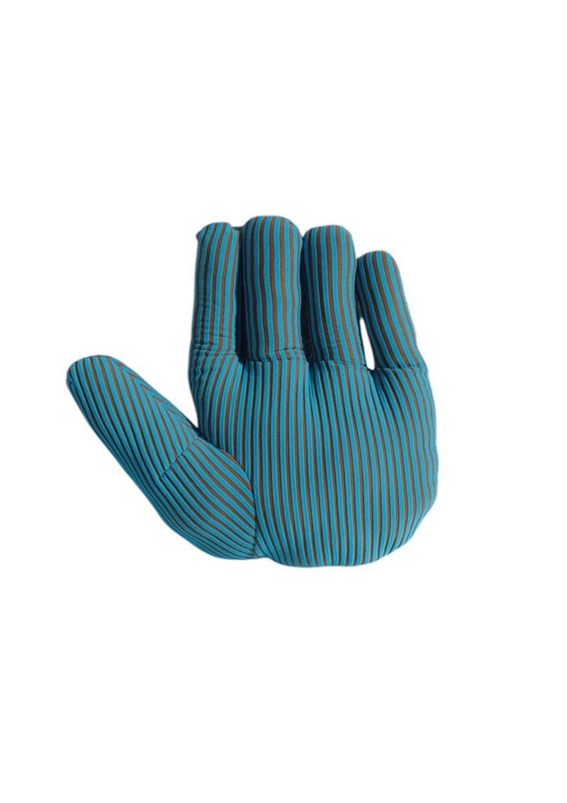 Fabric object "Hand"S size Blue stripe<br>reload