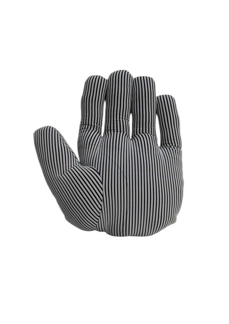 Fabric object "Hand"L size Black stripe <br>reload・大阪店