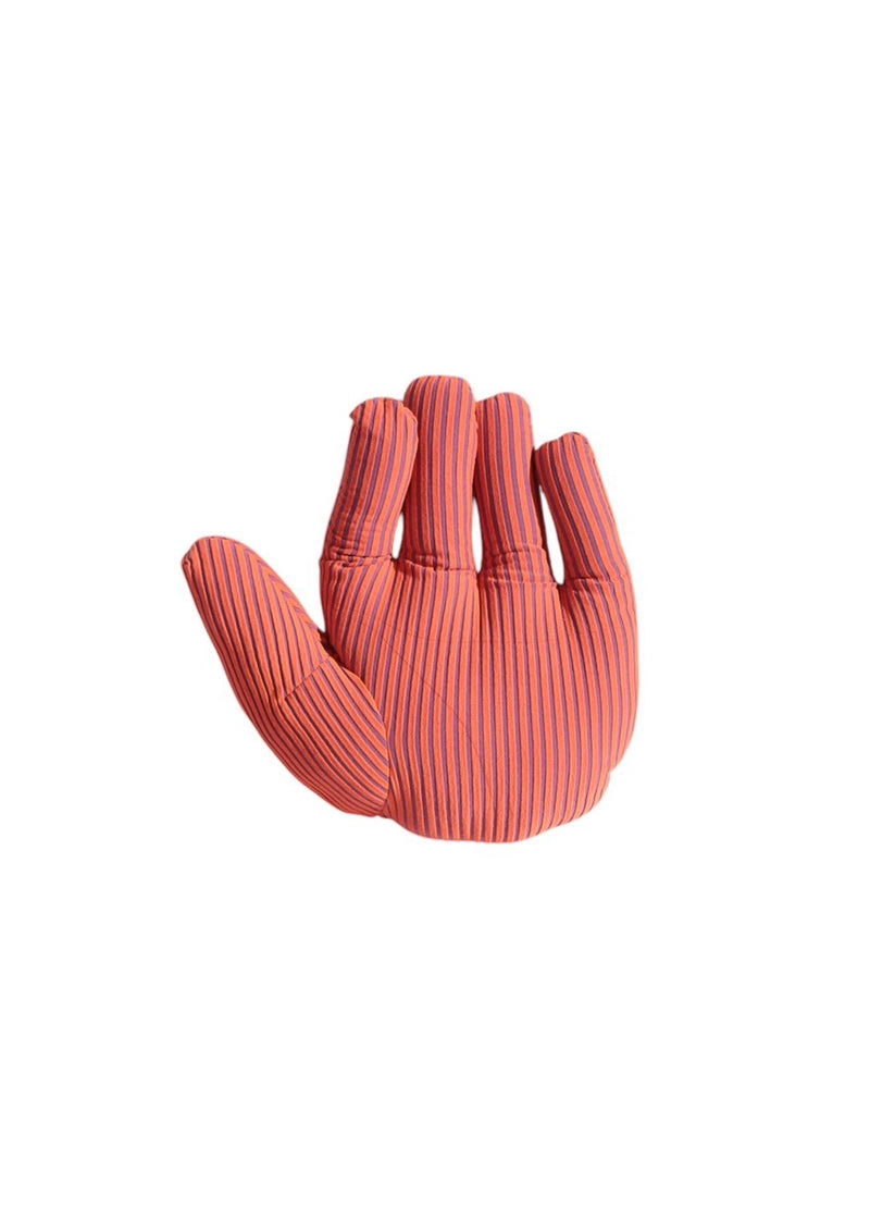 Fabric object "Hand"S size Orange stripe<br>reload・大阪店