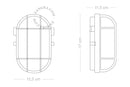 zangra <br>outdoor or bathroom green bulkhead light <br>大和店