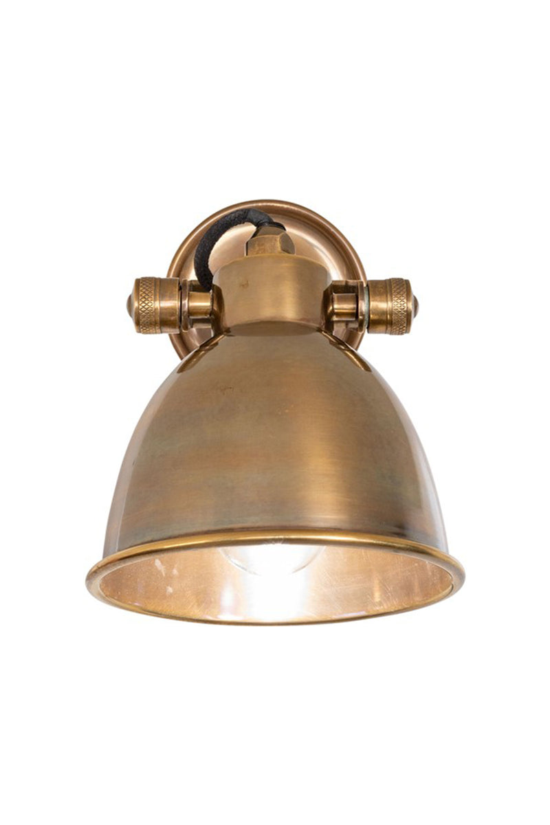 【P】Maxim Cover Wall Lamp Ant. Brass