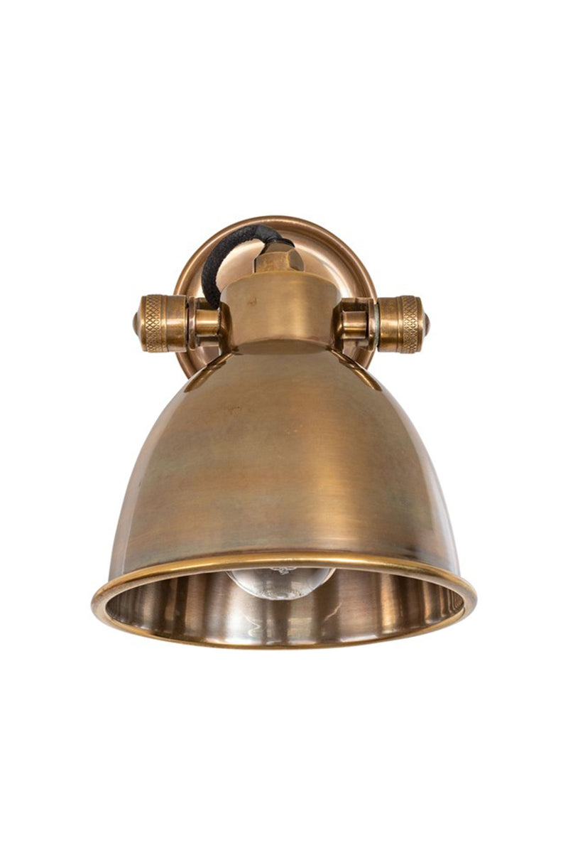 【P】Maxim Cover Wall Lamp Ant. Brass